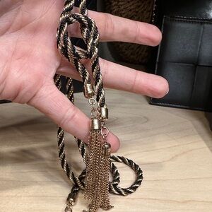 Guess Knoted Rope Chain Tassel